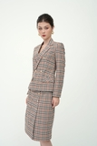 Cannele Checked blazer