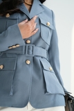 Esther multi-pocket fitted jacket