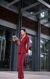 Pomme Red Wine Trouser