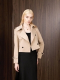 Modern Cropped Trench Coat