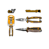 Kềm Mũi Nhọn Cách Điện 6 inch/180mm INGCO HILNP28168