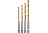 Bộ 4 mũi khoan kim loại HSS INGCO AKD1402 1.5-3mm