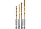 Bộ 4 mũi khoan kim loại HSS INGCO AKD1401 1.5-4mm