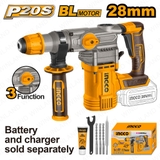 Máy Khoan Đục Bê Tông Pin 20V INGCO CRHLI20288 28mm Chưa Kèm Pin Sạc