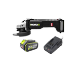 Máy Mài Góc Dùng Pin 20V (1 Pin 4.0Ah, 1 Sạc 2A) Worx WU806.14.2