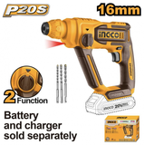 Máy Khoan Đục SDS Pin 20V INGCO CRHLI20168 16mm Không Pin Sạc