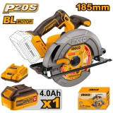 Máy Cưa Đĩa Tròn  Dùng Pin 20V-185mm INGCO CSLI18511