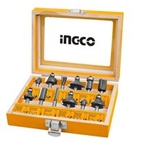 Bộ 12 mũi phay gỗ 12mm Ingco AKRT1221
