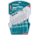 Bộ tuốc nơ vít dẹp và bake 8 chi tiết TOTAL THTDC250801