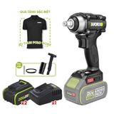 MÁY SIẾT BU LÔNG WE272 400N DÙNG PIN LI-ION 20V – WORX GREEN.