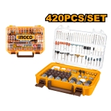 Bộ 420 Món Phụ Kiện Mài Mini INGCO AKMG4208