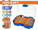 Bộ 36 mũi bắt vít đa năng WadFow WBS3B36