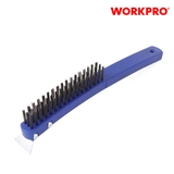 Bàn chải dây thép, kích thước 3X17 Workpro - WP253001