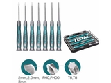 Bộ tua vít đồng hồ TOTAL THT250726 7 chi tiết