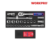 Bộ đầu cờ lê thay thế (1 SET = 24 cái), kích thước 1/2 inch Workpro WP209041