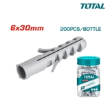 Bộ 200 tắc kê nhựa 6x30mm Total WJSP0603011