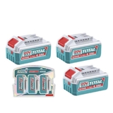 Bộ combo 3 Pin Lithium-ion 20V/ 4.Ah Total TOSLI251296