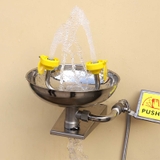Bồn Rửa Mắt Di Động Khẩn Cấp Chính Hãng Bằng Thép Không Gỉ 304 Có Chân Đạp