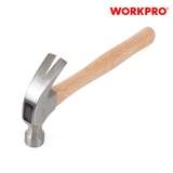 Búa đóng nhổ 337gram (12OZ), cán GỖ nhựa Workpro - WP241005