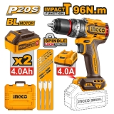 Máy Khoan Búa Dùng Pin 20V INGCO CIDLI206681 Không Kèm Pin Sạc
