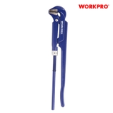 Cờ lê ống hàm thẳng 90 độ, điều chỉnh được, hàm mở 25mm (1 inch) Workpro - WP302012
