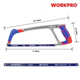 Cưa tay, lưỡi cưa bằng sắt, tay cầm dạng khung nhôm Workpro - WP215027
