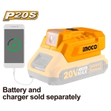 Thiết Bị Sạc USB 20V INGCO CUCLI2022