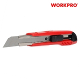 Dao rọc giấy bằng nhựa, chiều rộng lưỡi dao 18mm Workpro WP212013