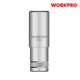 Đầu tuýp dài có đầu vuông 1/2 inch và đầu lục giác 6 cạnh size 18mm Workpro - WP274123
