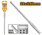 Mũi Khoan Bê Tông Đuôi Gài SDS Max 28 X 540mm INGCO DBH1242805
