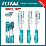 Bộ 3 đục Gỗ Total THT41K0302
