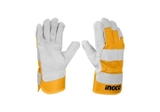 Găng tay bảo hộ vải da Ingco HGVC01