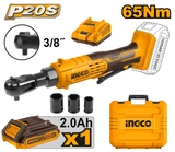 Máy Siết Bu Lông Góc Dùng Pin 20V-65Nm INGCO CDRLI2060152