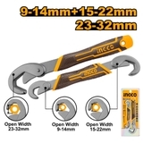 Bộ 2 Mỏ Lết Đa Năng 9-32mm INGCO HBWS09328