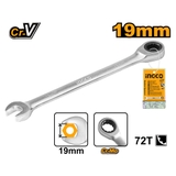Cờ Lê Miệng Vòng 2 Chiều 19mm INGCO HCSPAR191