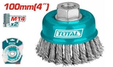Chén cước (chổi cước) xoắn Total TAC32041 100mm