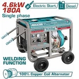 Máy Phát điện Dùng Dầu Diesel Total TP446001 (kết Hợp Chức Năng Máy Hàn) 4.6KKW/180A