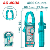 Kềm Ampe Kìm đo AC Kỹ Thuật Số Total TMT762001