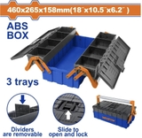 Hộp Nhựa ABS Đựng Dụng Cụ 3 Khay WADFOW WTB4303