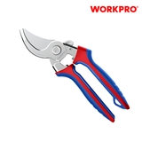Kéo cắt tỉa cành, tay cầm nhựa, lưỡi dao 50CR-V,8.5 inches Workpro - WP332013