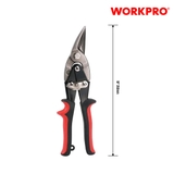 Kéo cắt tôn bằng thép mũi cong trái 250mm (10inches) Workpro - WP214016