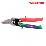 Kéo cắt tôn bằng thép mũi cong trái, thép rèn CR-MO 250mm (10inches) Workpro - WP214020