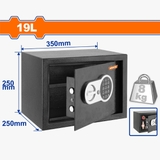 Két sắt điện tử 25x35x25cm WadFow WEB1525