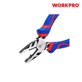 Kìm điện bằng thép CR-V  7 inch 180mm Workpro - WP231025