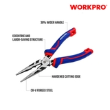 Kìm mỏ nhọn bằng thép CR-V 6 inch 160mm Workpro - WP231020