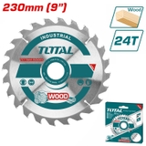 Lưỡi Cưa Gỗ Hợp Kim TCT 230mm 24 Răng Total TAC2311141T