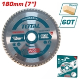 Lưỡi Cưa Gỗ Hợp Kim TCT 180mm 60 Răng Total TAC2311043T
