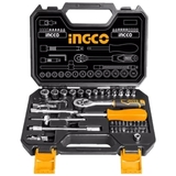 Bộ 45 đầu tuýp 1/4 inch và cần 2 chiều INGCO HKTS14451