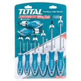 Bộ tuốc nơ vít dẹp và bake 8 chi tiết TOTAL THT250608