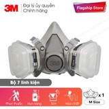 Mặt Nạ Phòng Độc Nửa Mặt 3M 6200 Chống Bụi Và Khí Độc